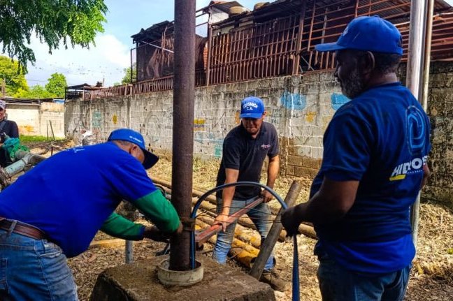 Hidroven optimiza servicio de agua en Aragua con reactivación de pozo profundo