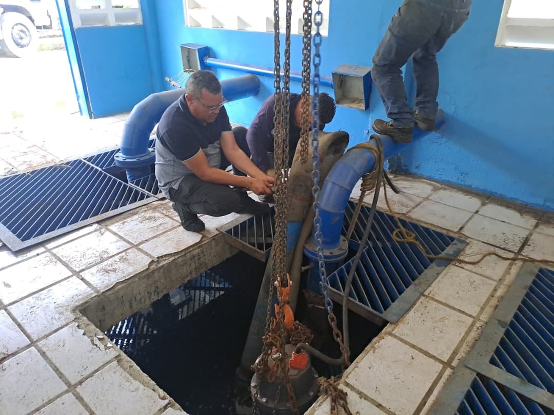 Gobierno nacional optimiza el sistema de aguas servidas en Anzoátegui