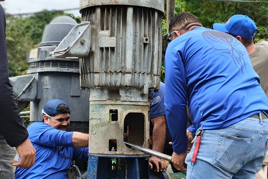 Instalan equipo de bombeo de 100 HP para optimizar el servicio de agua potable a 50 mil familias en Boconó