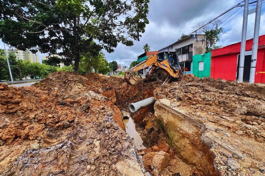 Hidroven sustituye 36 metros de colector de aguas servidas en la avenida Orinoco de Maturín