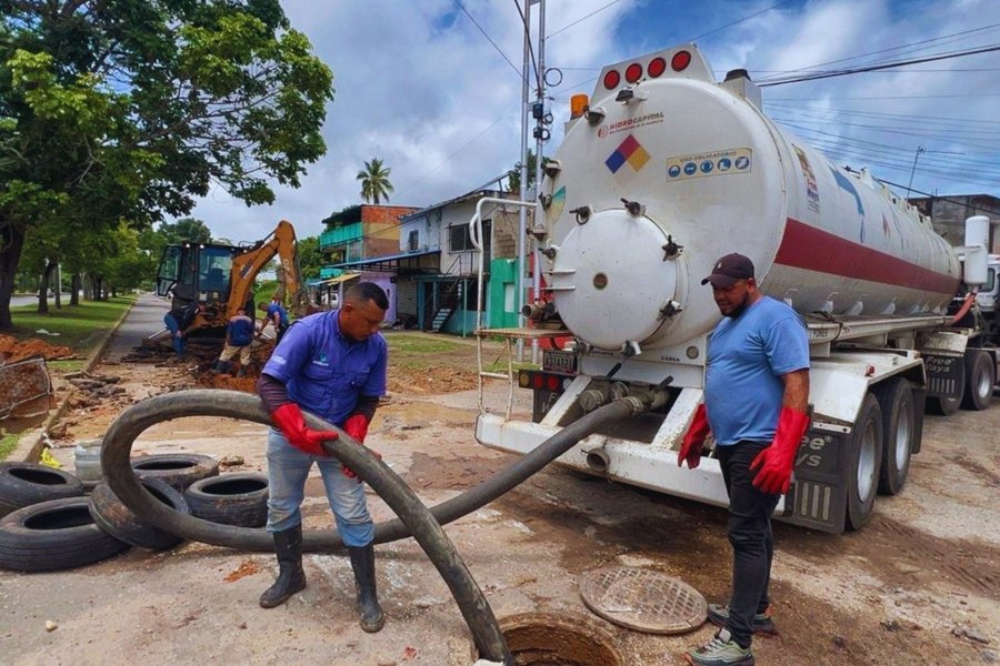 Hidroven sustituye 36 metros de colector de aguas servidas en la avenida Orinoco de Maturín