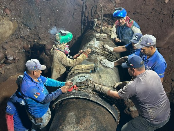 Hidroven repara tubería de 40 pulgadas en alimentador La Frontera en Táchira