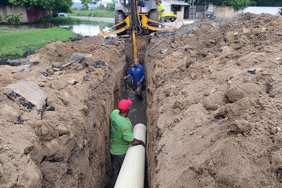 Hidroven sustituye 40 metros de tuberías de aguas servidas en Aragua