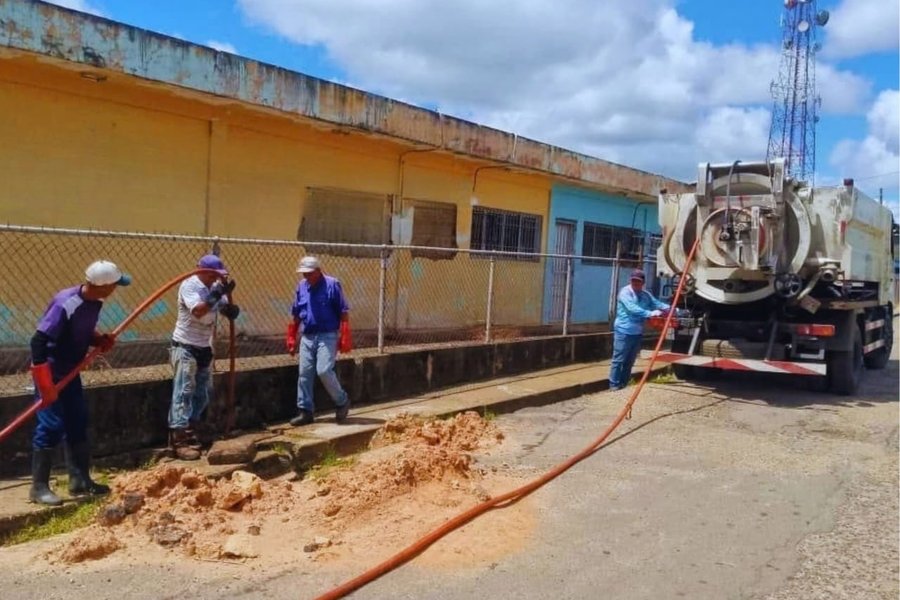 Hidroven despliega plan de saneamiento de aguas servidas para atender a más de 2.000 familias en Monagas