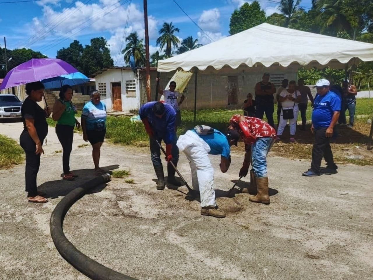 Hidroven despliega plan de saneamiento de aguas servidas para atender a más de 2.000 familias en Monagas