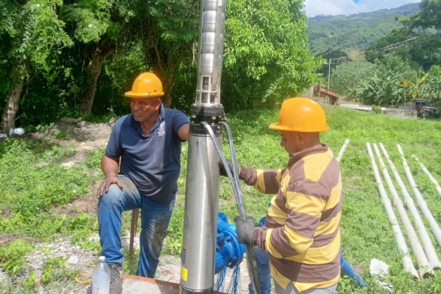 Hidroven activa pozo Tupe para atender a más de 1.300 familias en Yaracuy
