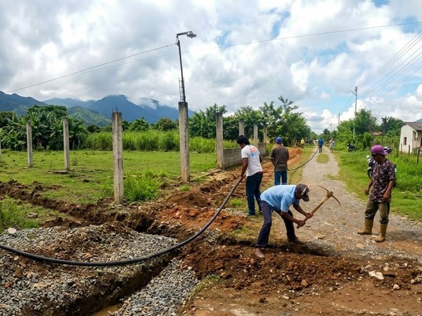 ‎Instalan 350 metros de tubería para agua potable en atención a más de 25 familias en Yaracuy ‎
