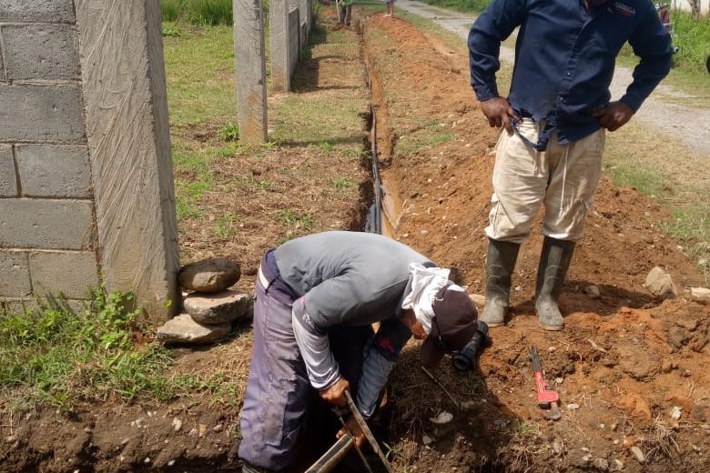 ‎Instalan 350 metros de tubería para agua potable en atención a más de 25 familias en Yaracuy ‎