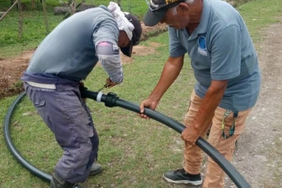 ‎Instalan 350 metros de tubería para agua potable en atención a más de 25 familias en Yaracuy ‎