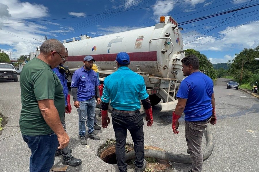 Más de 1.380 familias son atendidas con el plan de mantenimiento de aguas servidas en el estado Monagas