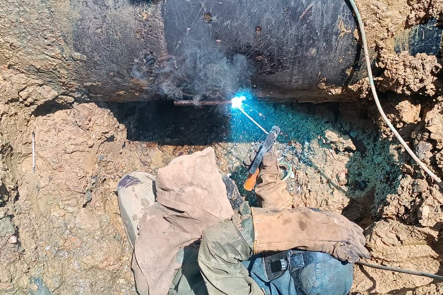 Hidroven mantiene trabajos correctivos en la Av. Bicentenario de Higuerote