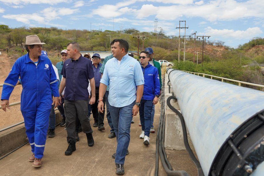 Ministro Carlos Mast revisa Plan de Fortalecimiento Hídrico en los 5 ejes del estado Falcón