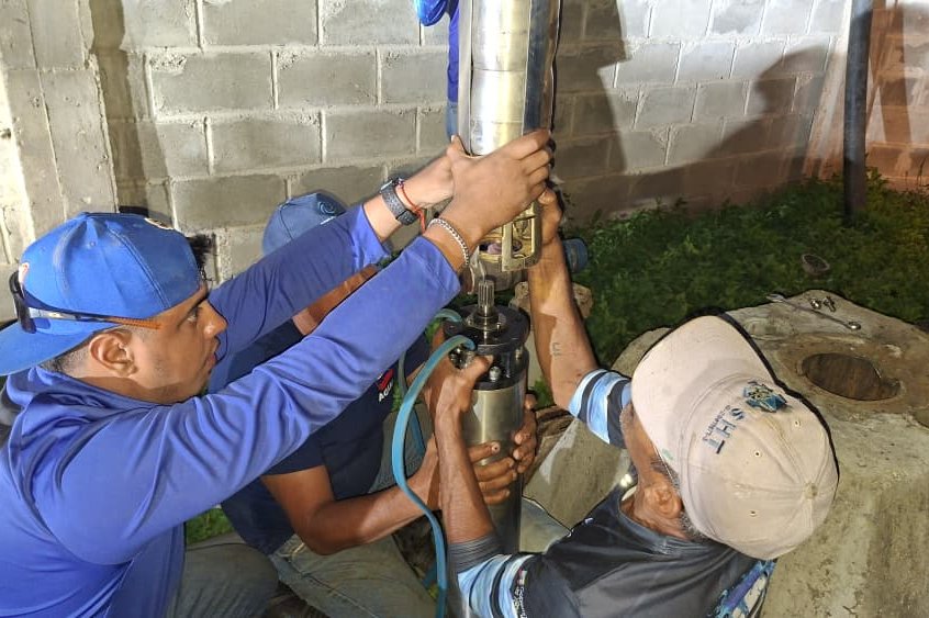 Gobierno Bolivariano reactiva 2 pozos en Aragua para atender a más de 1.000 familias