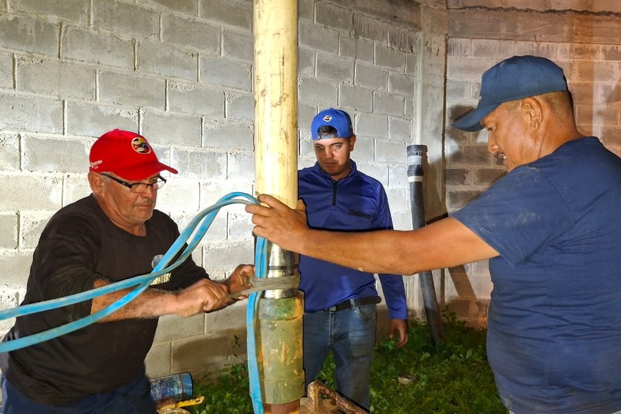 Gobierno Bolivariano reactiva 2 pozos en Aragua para atender a más de 1.000 familias