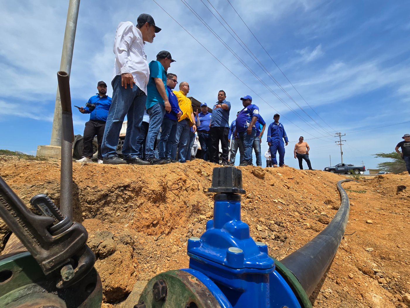 MinAguas avanza en la reactivación del bypass de servicio del sistema Isiro 3 para optimizar el suministro de agua en Paraguaná