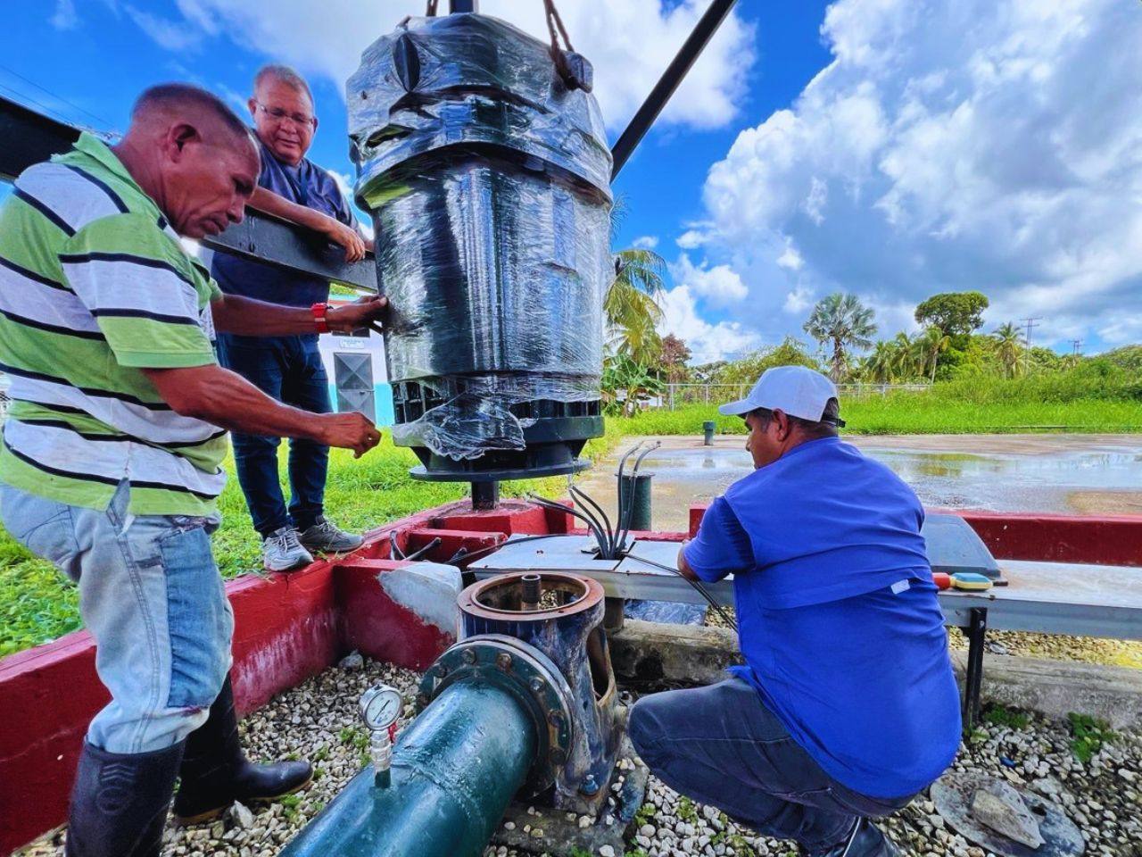 Gobierno nacional optimiza servicio en la planta potabilizadora Caripito del estado Monagas