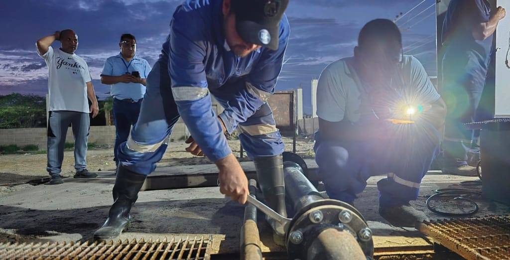 Rehabilitan estación de bombeo de aguas servidas Maracardón - Maraquiva en Falcón