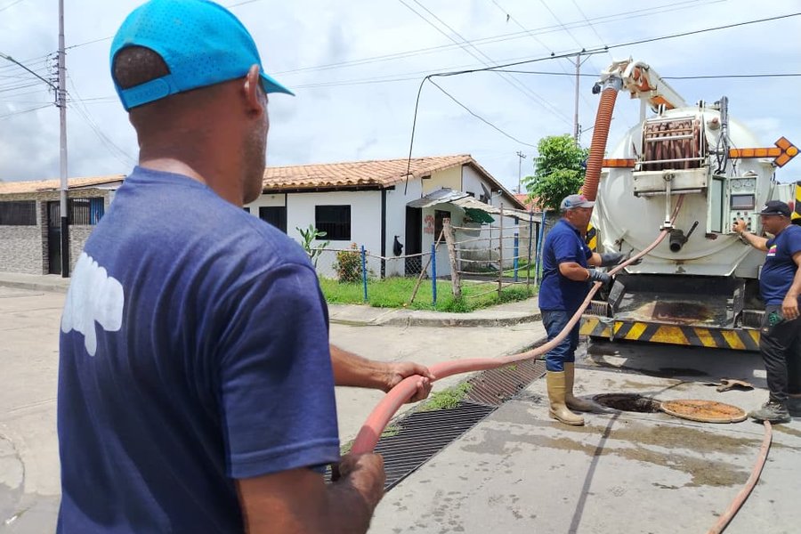 Gobierno Bolivariano optimiza sistema de aguas residuales en Barlovento