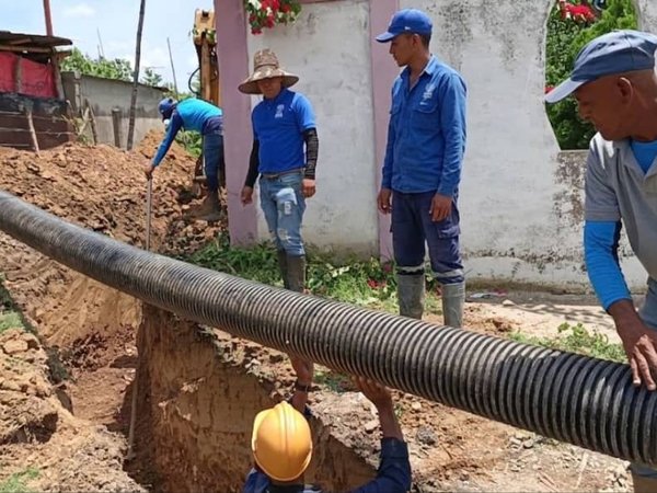Hidroven avanza en la optimización del sistema de aguas servidas en el municipio Páez