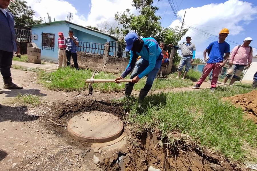 Hidroven avanza en la optimización del sistema de aguas servidas en el municipio Páez