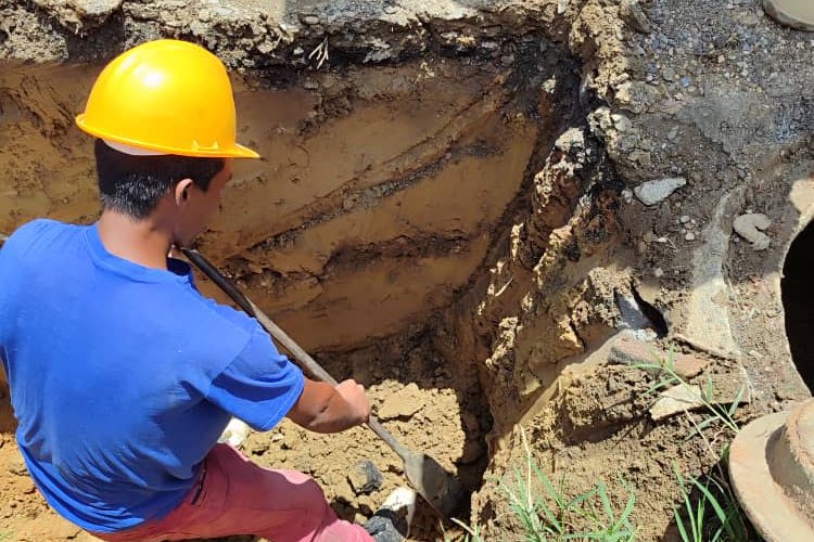 Hidroven avanza en la optimización del sistema de aguas servidas en el municipio Páez