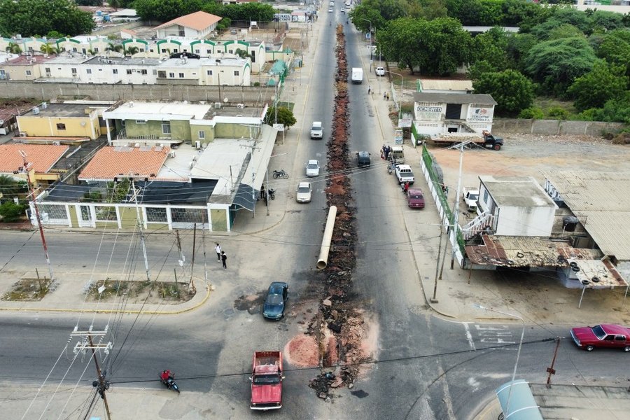 Hidroven sustituye 300 metros de colector en Zulia