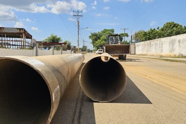Hidroven sustituye 300 metros de colector en Zulia