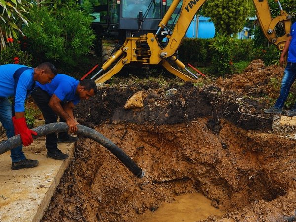 Hidroven repara tubería estratégica en planta potabilizadora Bajo Guarapiche de Maturín