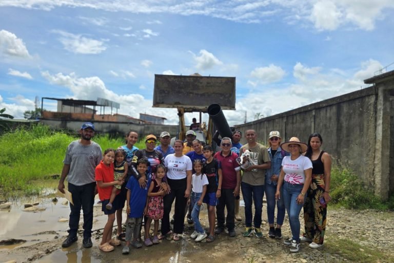 Gobierno Nacional ejecuta construcción de colector de 8 pulgadas en Villa de Sión para atender a 133 familias