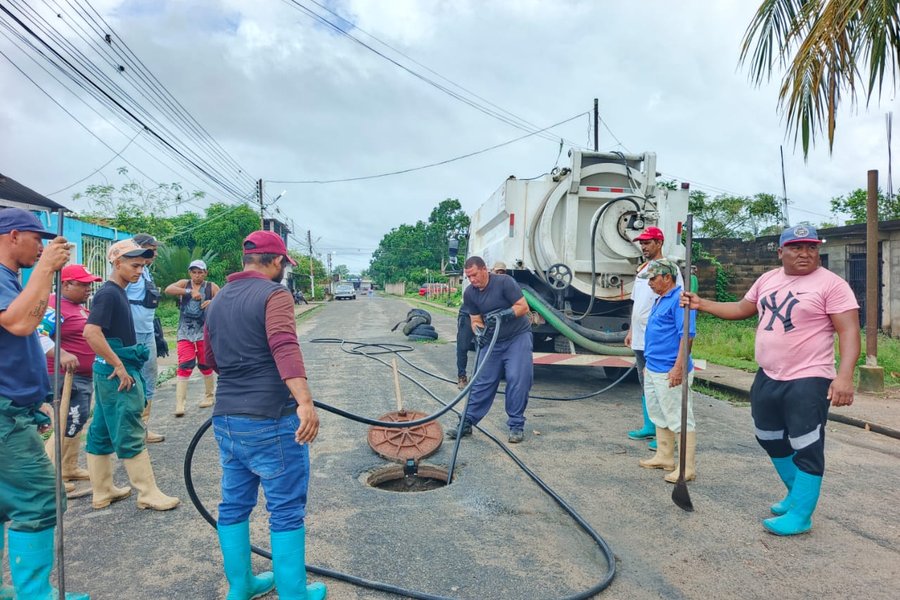 Gobierno Bolivariano optimiza red de aguas servidas en Delta Amacuro