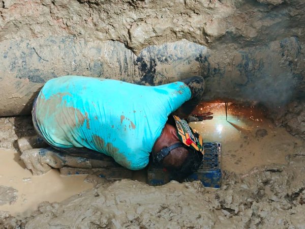 Concluyen labores de reparación en la tubería matriz de 24 pulgadas en Delta Amacuro