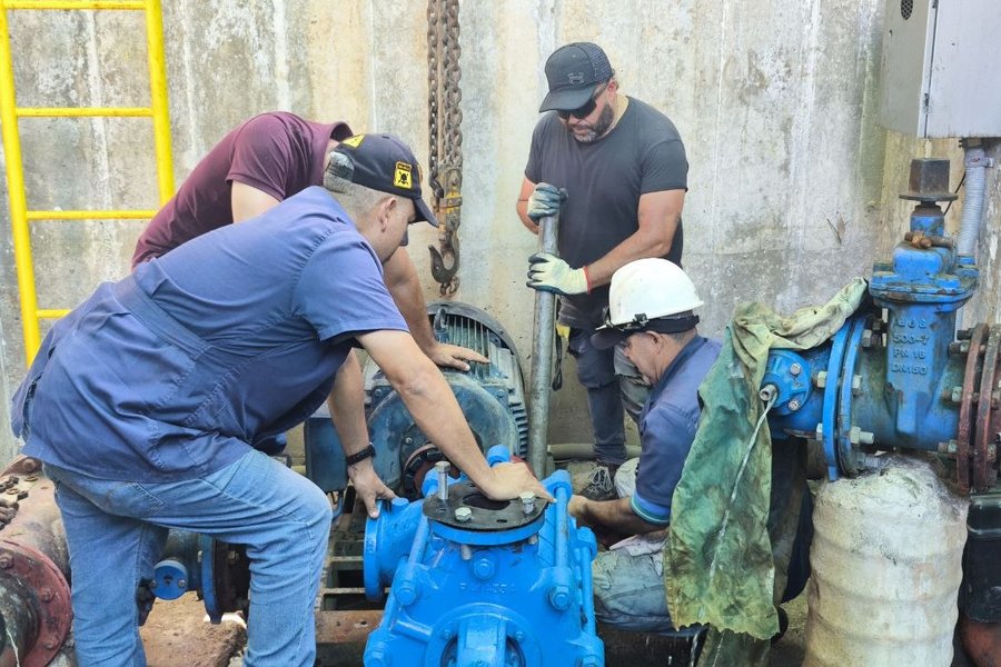 Hidroven culmina recuperación integral de la estación de bombeo Los Chorros en Mérida