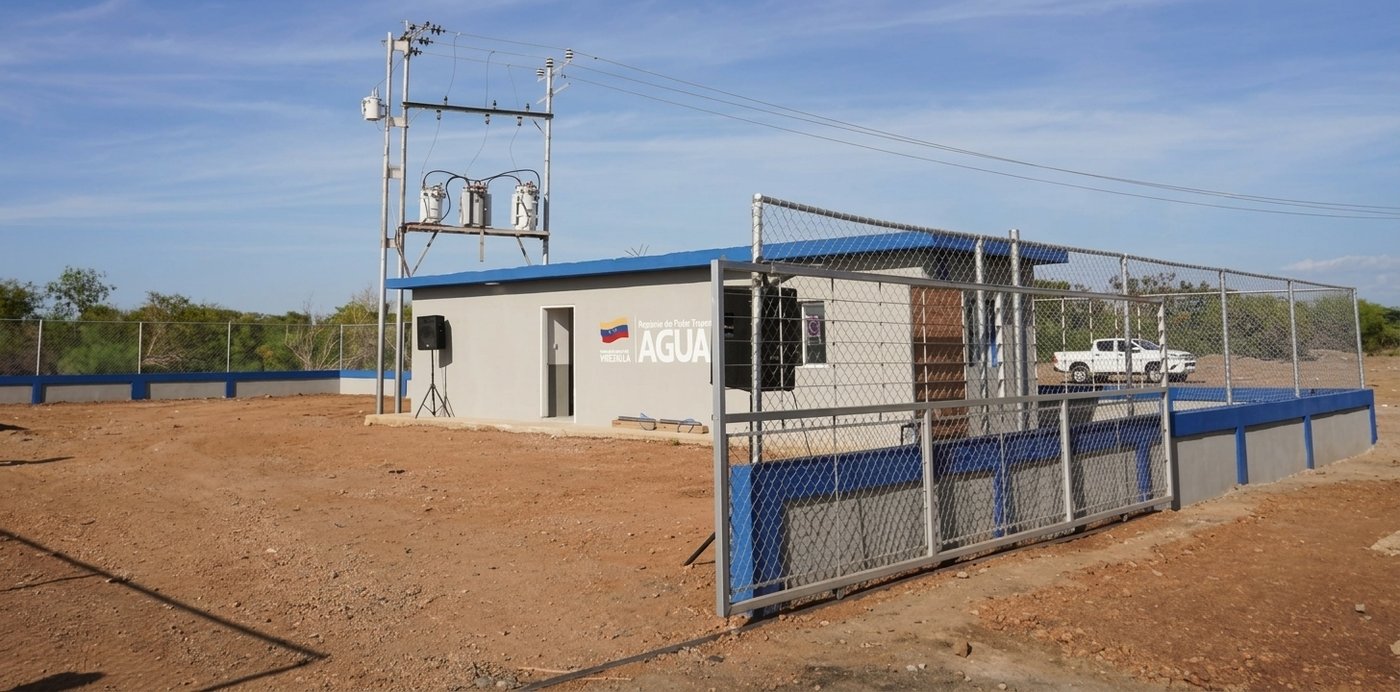 Gobierno nacional atiende a más de 72.000 familias con la rehabilitación de la estación de bombeo de aguas servidas Aeropuerto en Falcón
