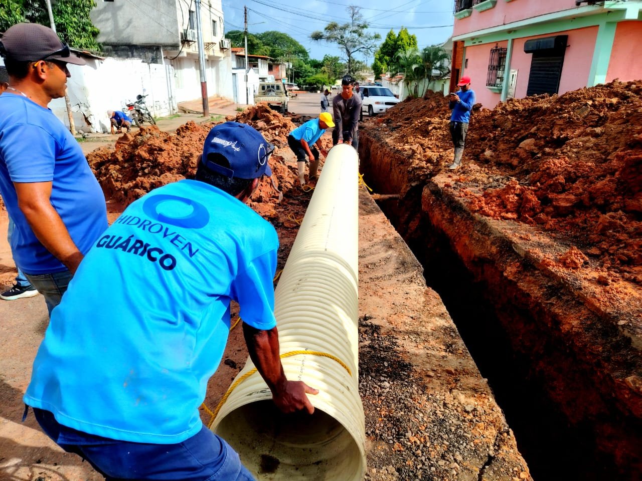 MinAguas optimiza sistema de aguas servidas en Altagracia de Orituco con la sustitución de 100 metros de colector