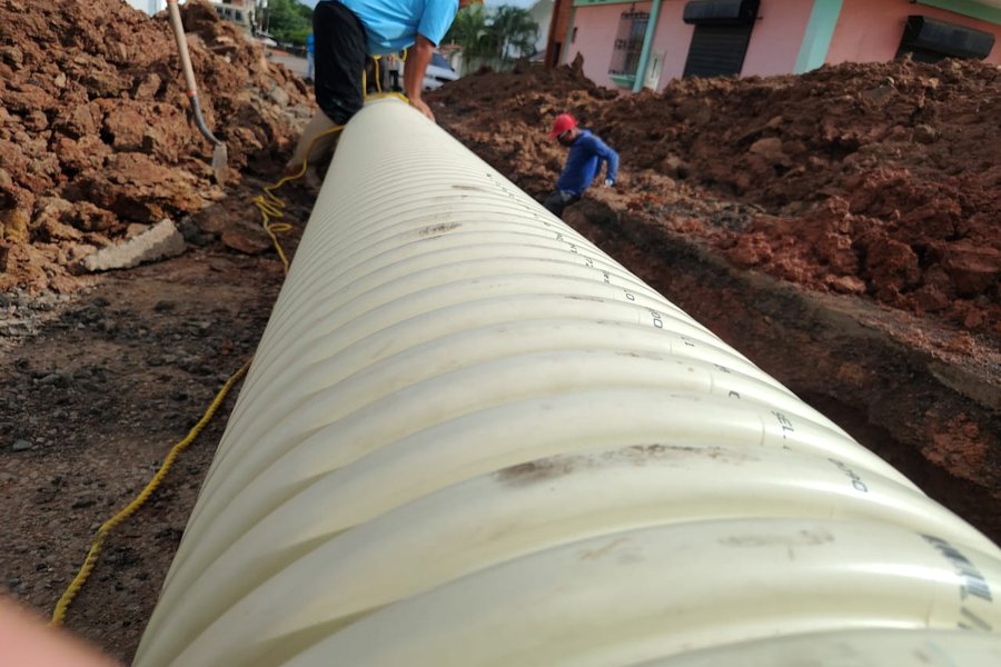 MinAguas optimiza sistema de aguas servidas en Altagracia de Orituco con la sustitución de 100 metros de colector
