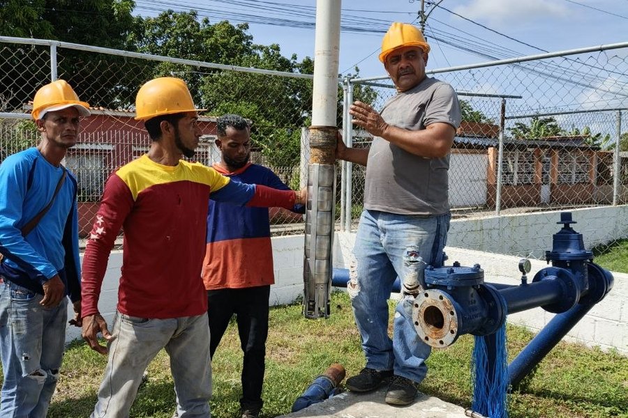 Gobierno Bolivariano reactiva el pozo profundo Las Tapias 2 para atender a más de 1.700 familias en Yaracuy