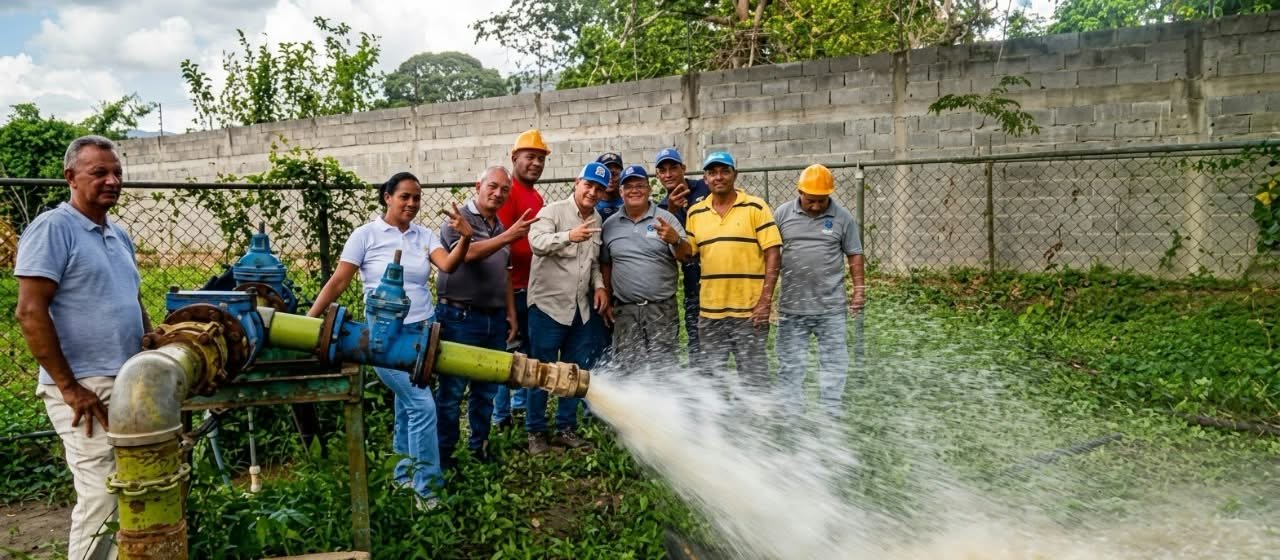 Más de 860 familias son atendidas con reactivación del pozo Pedro María Sousa en Yaracuy