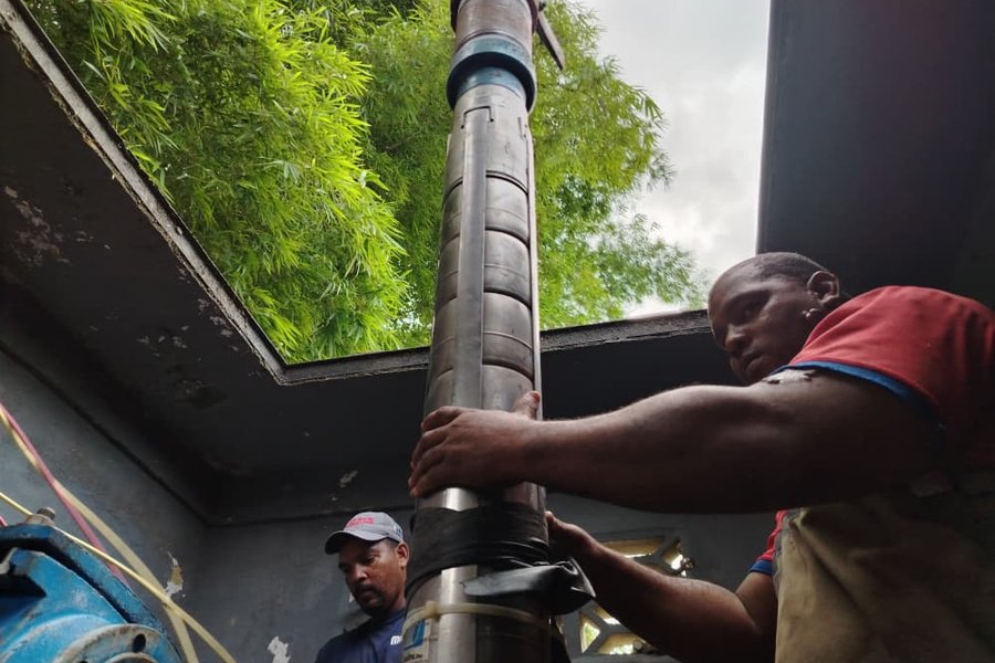El Gobierno Bolivariano reactiva pozo de agua profunda en Miranda