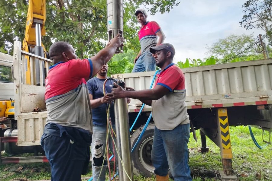 El Gobierno Bolivariano reactiva pozo de agua profunda en Miranda