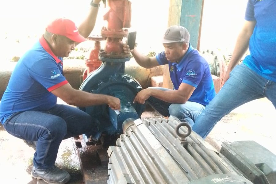 Instalan motor de 200 HP en el acueducto Puchima del estado Bolívar