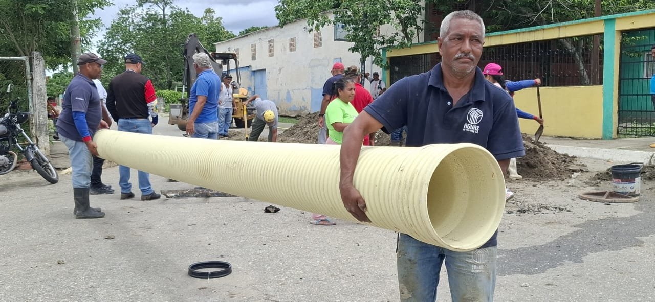 Hidroven optimiza sistema de saneamiento para 173 familias en Yaracuy