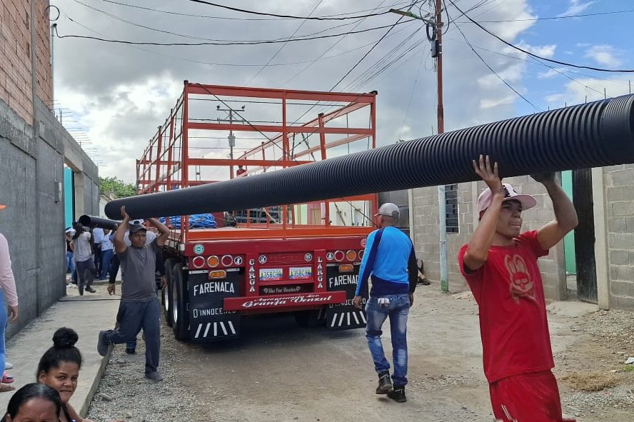 Gobierno Bolivariano entregó 5.958 metros de tubería para fortalecer sistema hídrico en Yaracuy