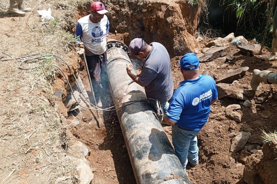 Gobierno Bolivariano corrige filtración en sistema Riíto en Nirgua Yaracuy