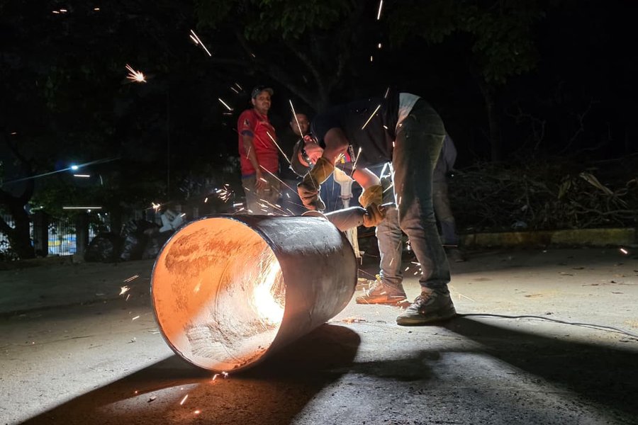 Culmina sustitución de válvula del Sistema Tuy III en el parque Alí Primera