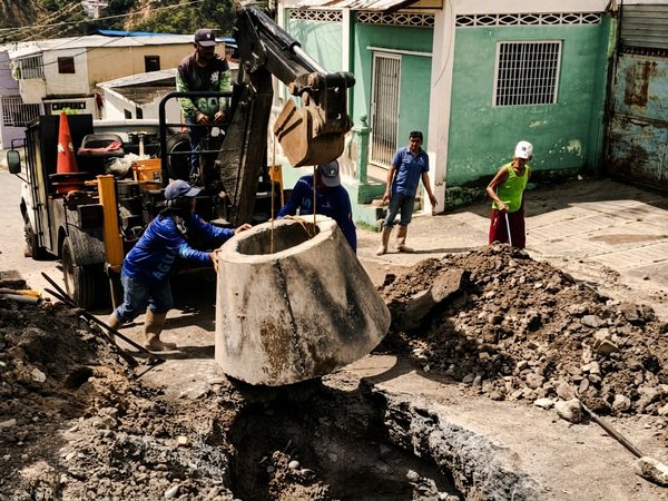 Hidroven optimiza el sistema de recolección de aguas servidas en atención a 350 familias del estado Trujillo