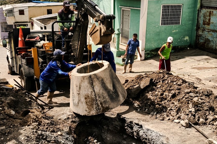 Hidroven optimiza el sistema de recolección de aguas servidas en atención a 350 familias del estado Trujillo