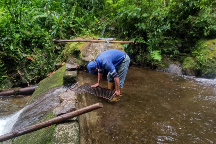 Hidroven ejecuta limpieza del acueducto de Tabay para atender a 425 familias en Mérida