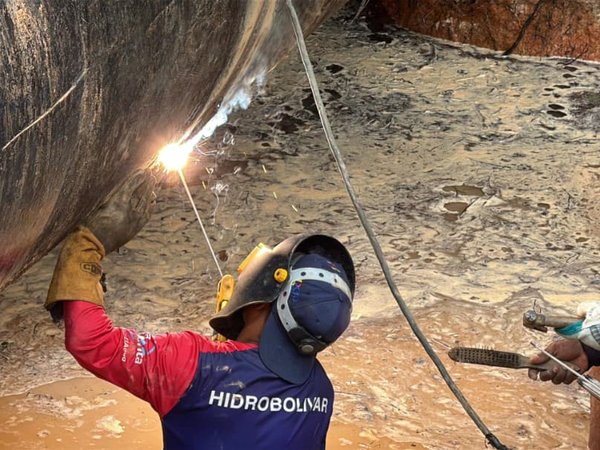 Hidroven optimiza el sistema hídrico de Bolívar con reparaciones mayores en la aducción Tocomita