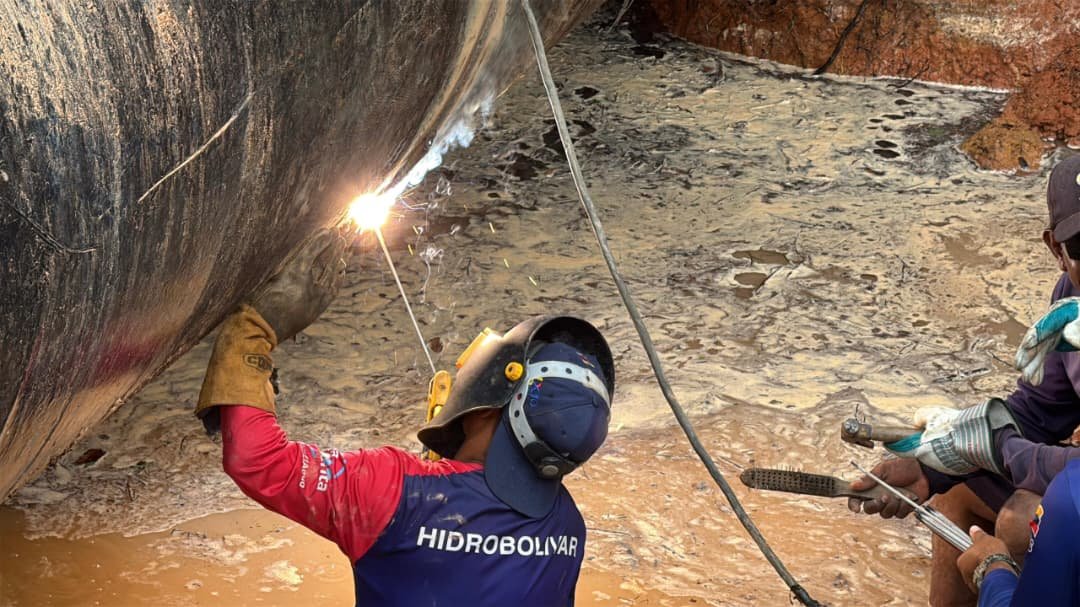 Hidroven optimiza el sistema hídrico de Bolívar con reparaciones mayores en la aducción Tocomita