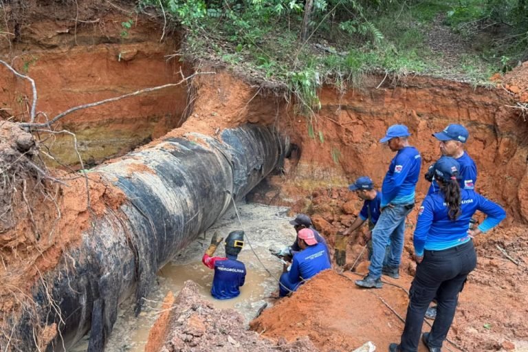 Hidroven optimiza el sistema hídrico de Bolívar con reparaciones mayores en la aducción Tocomita